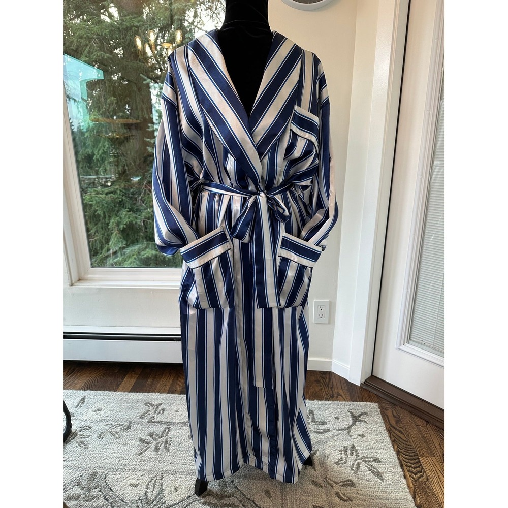 Ladies Silky pajamas with matching robe